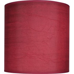Shade Burgundy Drum Shade Size: Large
