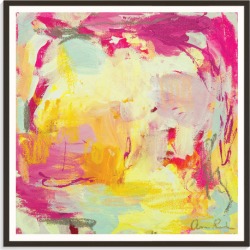 The Love Club Printed Wall Art by Amira Rahim Frame / Size: Black Framed Print / 61 x 61cm
