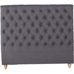 Sean Bed Head Colour: Charcoal, Bed Size: Queen
