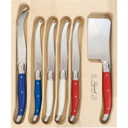 6 Piece Francais Laguiole Debutant Cheese Knife Set