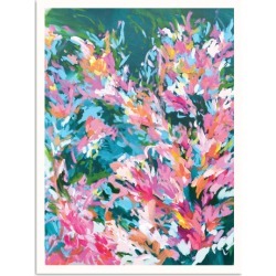 Celebration Printed Wall Art Frame / Size: Gicl e Print / 102 x 76cm