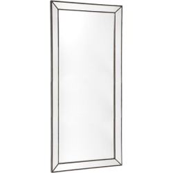 Extra Large Zeta Beaded Mirror Colour: Antique Silver
