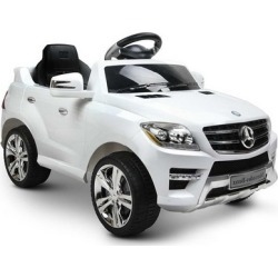 White Ride-On Mercedes Benz ML350 Toy Car