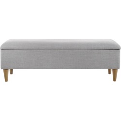 Denton Bench Storage Box Colour: Light Grey