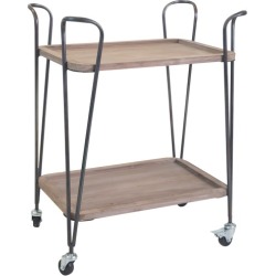 2 Tier Industrial Drinks Cart