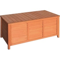 Outdoor Fir Wood Storage Bench