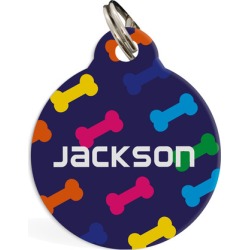 Bones Multi Colour ID Pet Tag