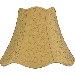 Empire Shade in Old-Gold Jacquard