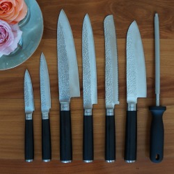 Laguiole by Louis Thiers Piece Kitchen Knife Set with Magnetic Block