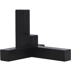 Set of 2 Salt & Pepper Geometric Axis Decorative Accents Colour: Blue
