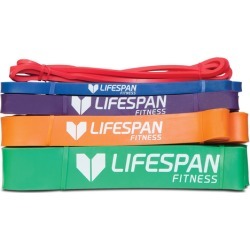 Resistance Bands Set of 5 - Includes 5mm, 13mm, 21mm, 32mm, 45mm