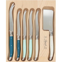 6 Piece St Tropez Laguiole Debutant Cheese Knife Set