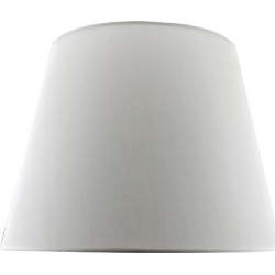 Shade White Taper Shade Size: Large