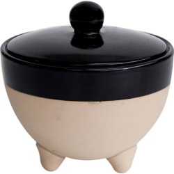Set of 2 Salt & Pepper Black Nomad 11cm Canisters