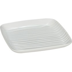 Set of 2 Salt & Pepper Groove 38cm Square Platters