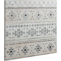Hand Painted Aztec-Inspired Canvas Print