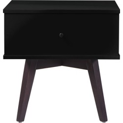 Annie Bedside Table Colour: Black