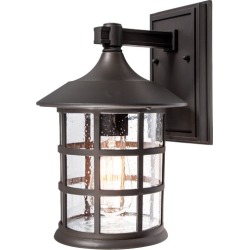 Dark Bronze Louis Wall Lantern Height: 32.4cm