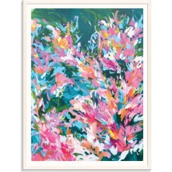 Celebration Printed Wall Art Frame / Size: White Framed Gicl e Print / 51 x 41cm x 2cm