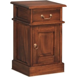 Bedside Table Solid Design Finish: Mahogany