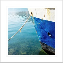 By the Seaside XI Framed Print Frame Colour: White, Size: Medium Square