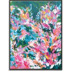 Celebration Printed Wall Art Frame / Size: Black Framed Canvas / 103.5 x 77.5 x 4.5cm