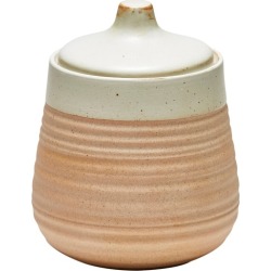 Set of 2 Salt & Pepper White Nomad 15cm Canisters