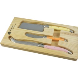 Laguiole by Louis Thiers 3 Piece Cheese Set Colour: Warm Multi Pastel