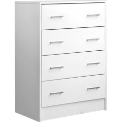 White Tallboy Chest of Drawers