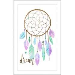 Pastel Dreamcatcher Wall Art Size: 51 x 76 cm