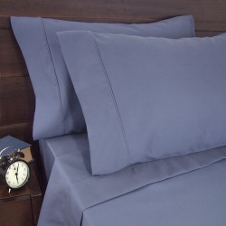 1900 Thread Count Sheet Set Blue Size: King