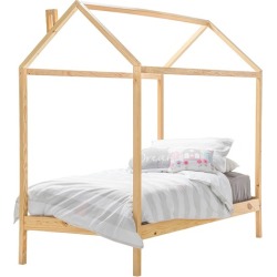 Wooden House Single Bed