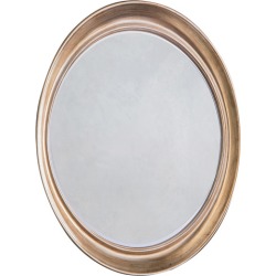 Dietrich Round Wall Mirror Colour: Champagne & Silver