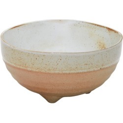 Set of 2 Salt & Pepper White Nomad Footed 14cm Noodle Bowls