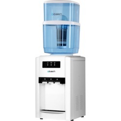 White 22L Devanti 3 Tap Water Cooler