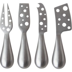 Set of 4 Salt & Pepper Fromage Knives