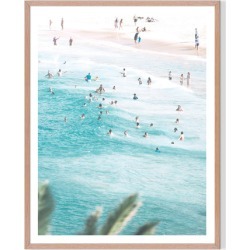Summer Days Framed Printed Wall Art Frame / Size: Black Framed Print / 54 x 44cm