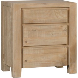 Arlie Pine Wood Bedside Table