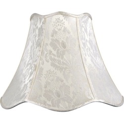 Empire Shade in Ivory Jacquard