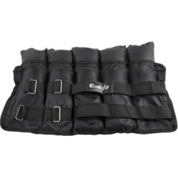 Set of 2 5kg Ankle Weights with Adjustable Pair Strap