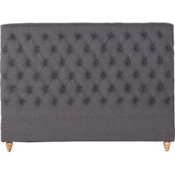 Sean Bed Head Colour: Charcoal, Bed Size: King