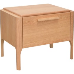 Natural Doyle Oak Wood Bedside Table