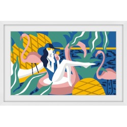 Come the Summer Time Framed Print Size: 30 x 45cm