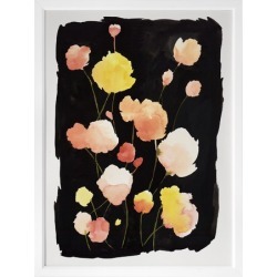 In Bloom Framed Print Frame / Size: White / 52 x 37cm