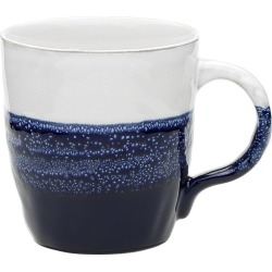 Set of 4 440ml High Tidal Stoneware Mugs