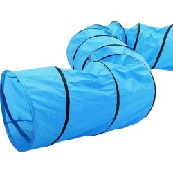 Pawz Dog Agility Training Exercise Tunnel Size: 60 x 60 x 450cm