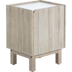 Katya Acacia Bedside Table