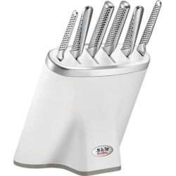 7 Piece White Zeitaku Shiro Knife Set