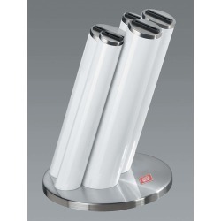 6 Piece Knife Pipe Stand Colour: White