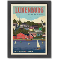 Nova Scotia Canada Printed Wall Art Frame / Size: Framed Paper Print / 65 x 47cm